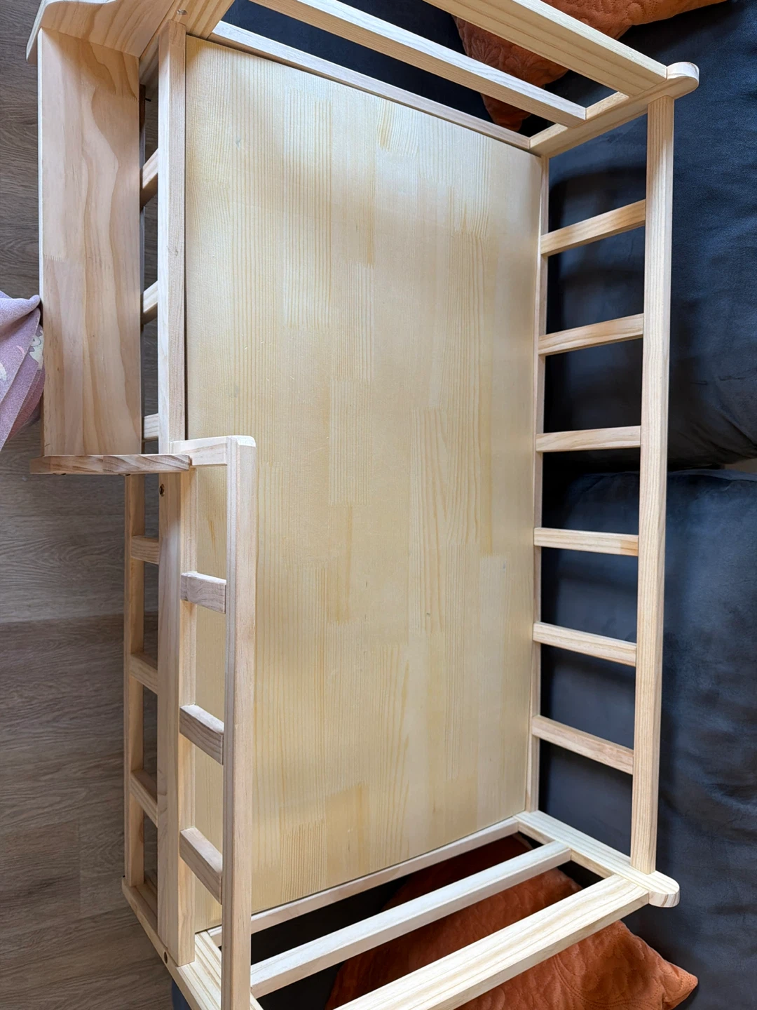 Natural Wood Toddler Bed Frame