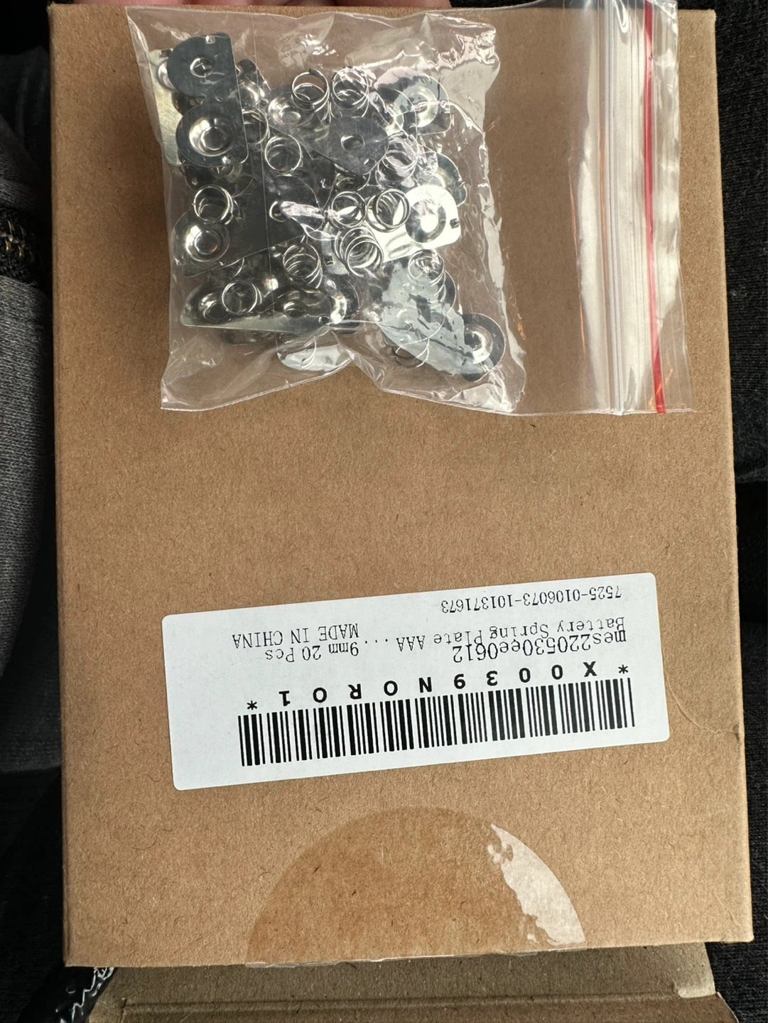 20 Pack AAA Battery Spring Clips