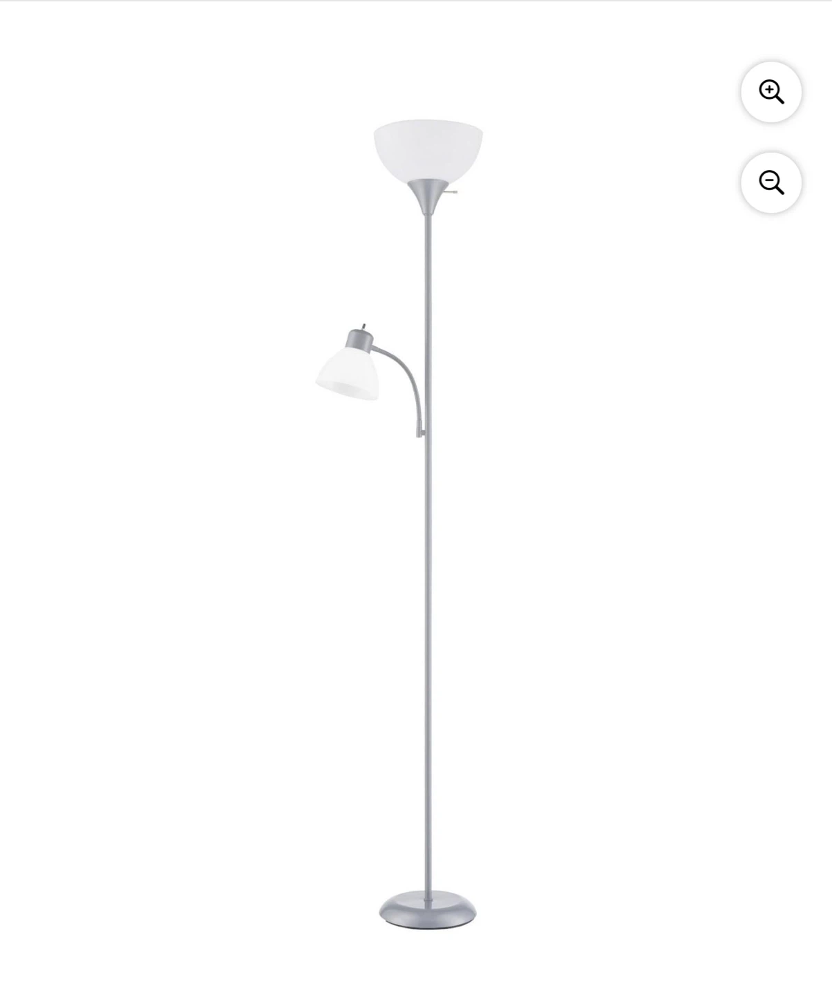 Silver Floor Lamp with Reading Light - photo 4
