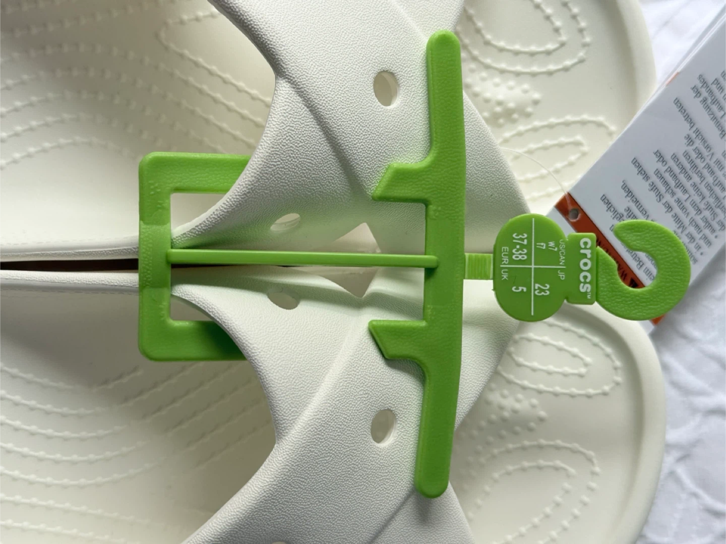 Crocs Women's White Kadee II Slide Sandals - Size 7 - photo 3