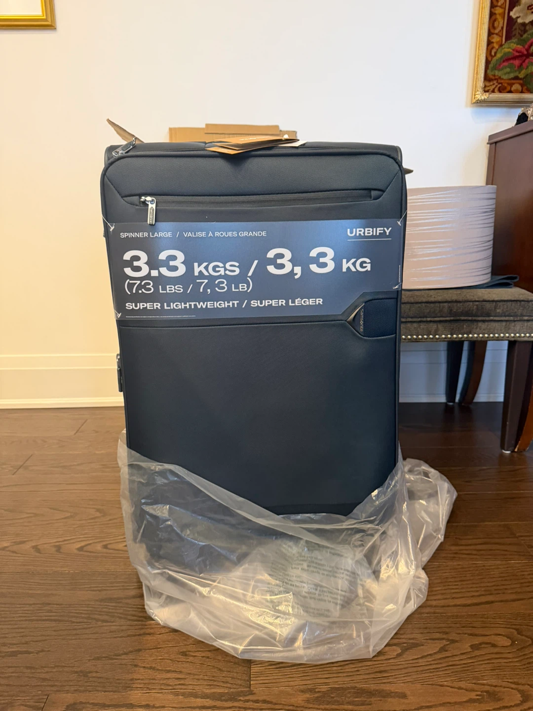 Samsonite Urbify Spinner Large Luggage - Navy Blue