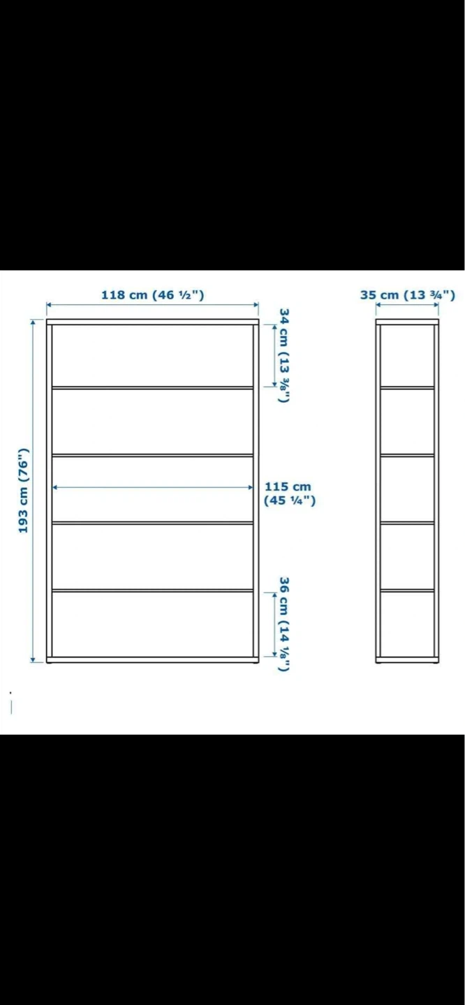 White IKEA Fjlkinge shelf - photo 2