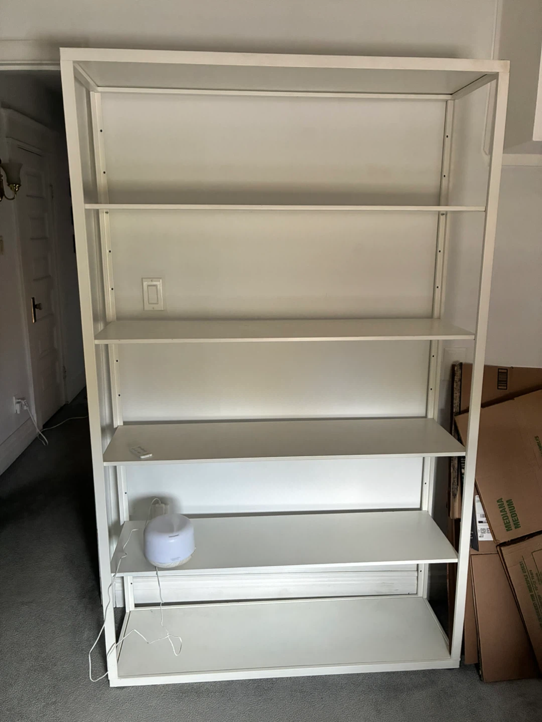 White IKEA Fjlkinge shelf - photo 4