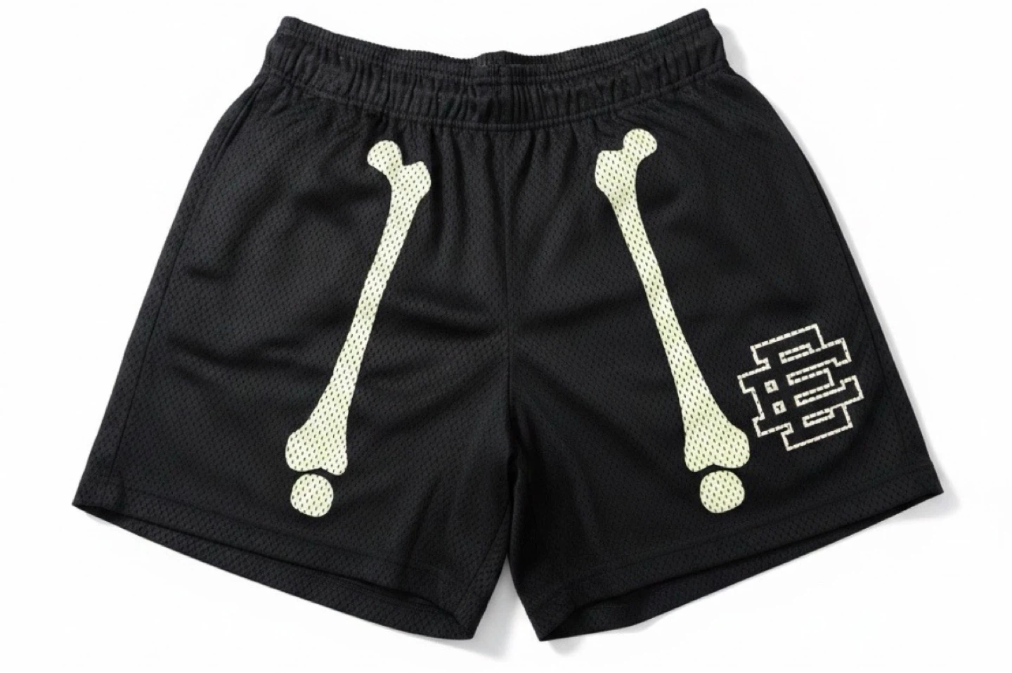 Evisu Bone Mesh Shorts
