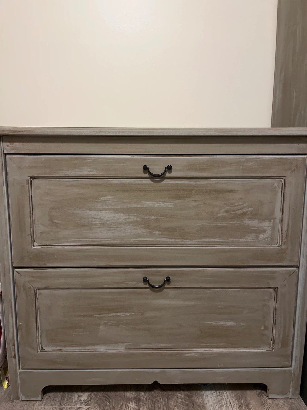 Ikea Two-Drawer Filing Cabinet (Painted)