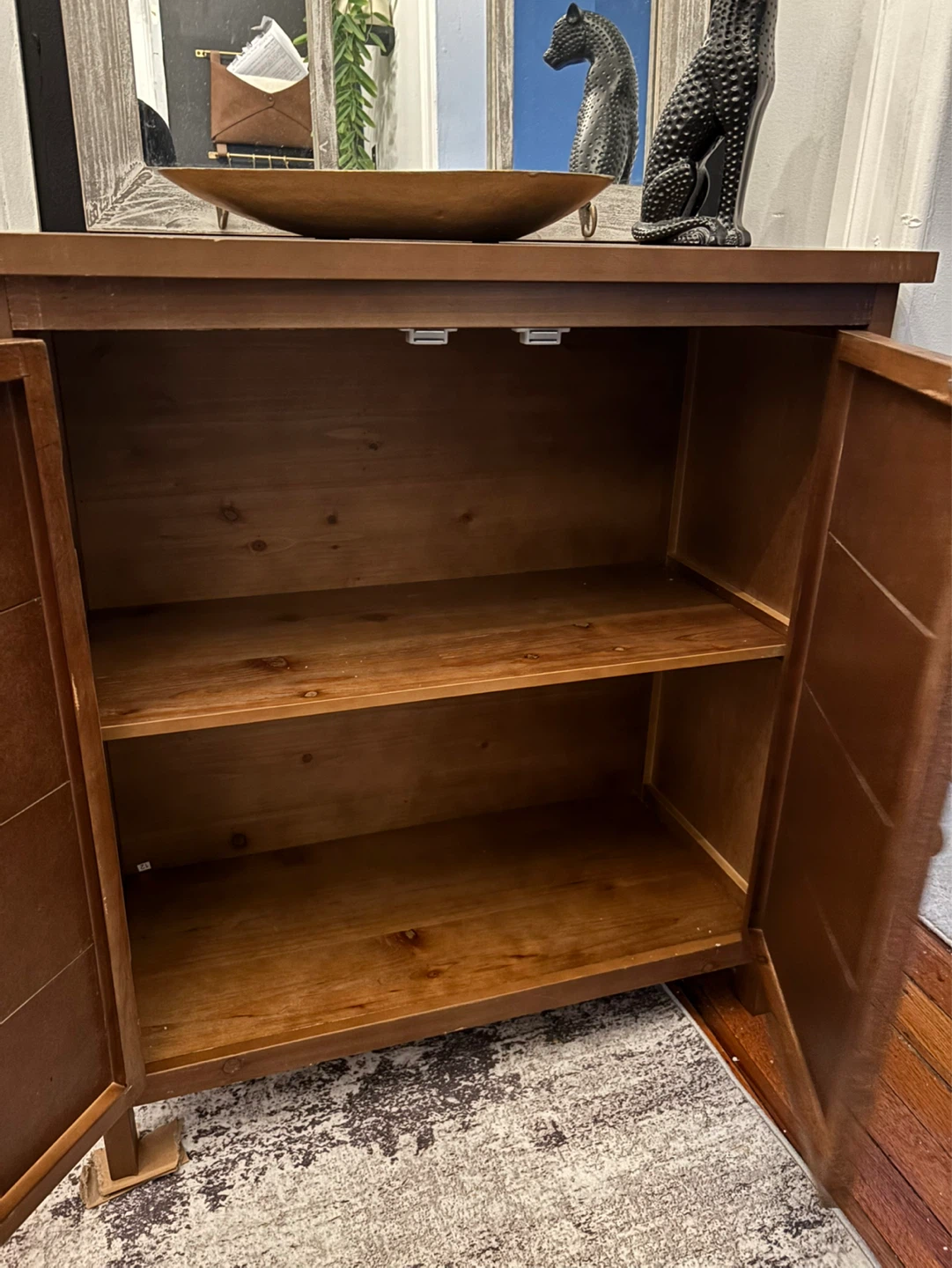 Detailed Wood Accent Cabinet - photo 2