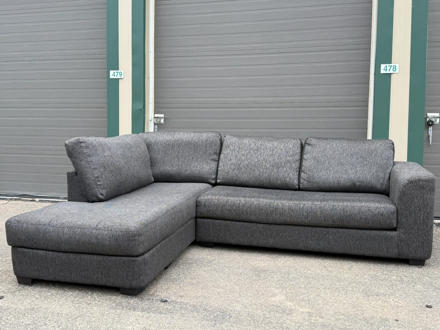 Grey Sectional Couch - photo 5