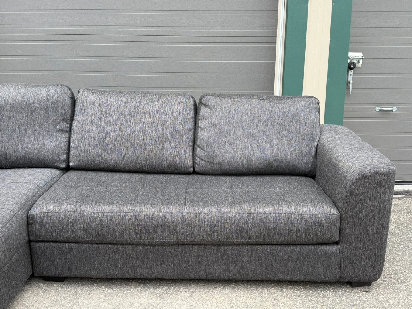 Grey Sectional Couch - photo 3
