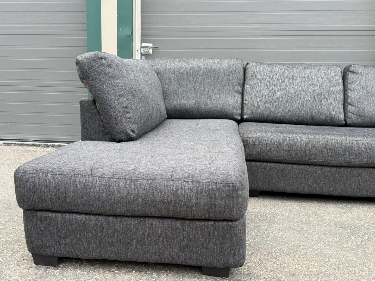 Grey Sectional Couch - photo 2