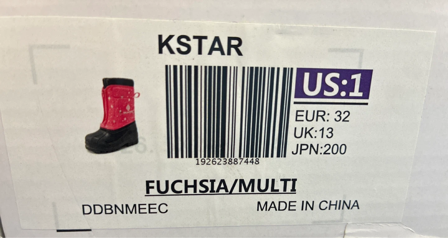 Pink Fuchsia Black Insulated Winter Boots Rubber waterproof - photo 2