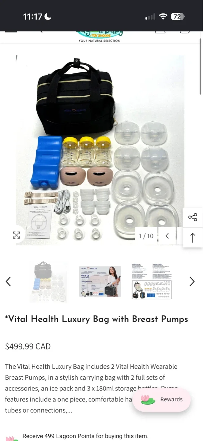 Vital Health 9754-LB Electric Breast Pump Bag with Accessory Kit - photo 5