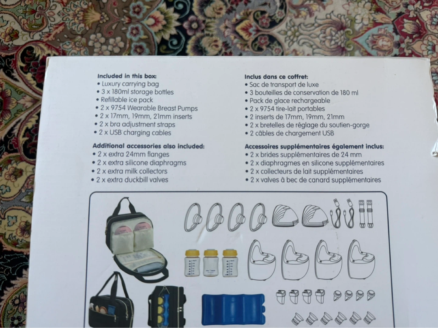 Vital Health 9754-LB Electric Breast Pump Bag with Accessory Kit - photo 4
