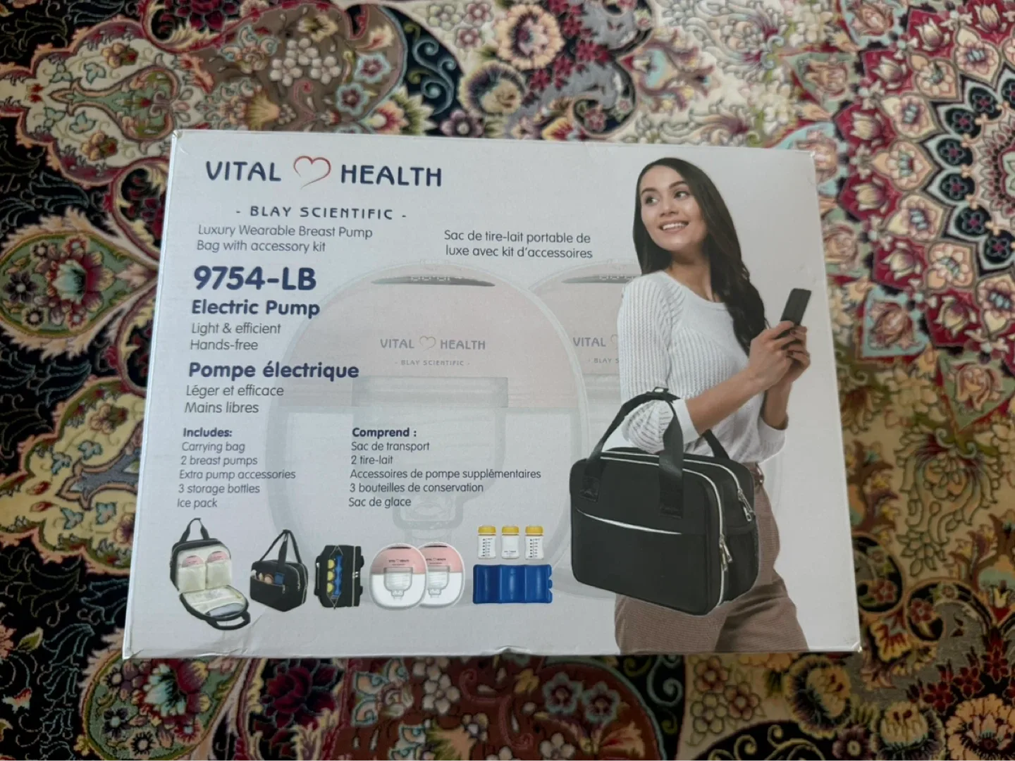 Vital Health 9754-LB Electric Breast Pump Bag with Accessory Kit - photo 2