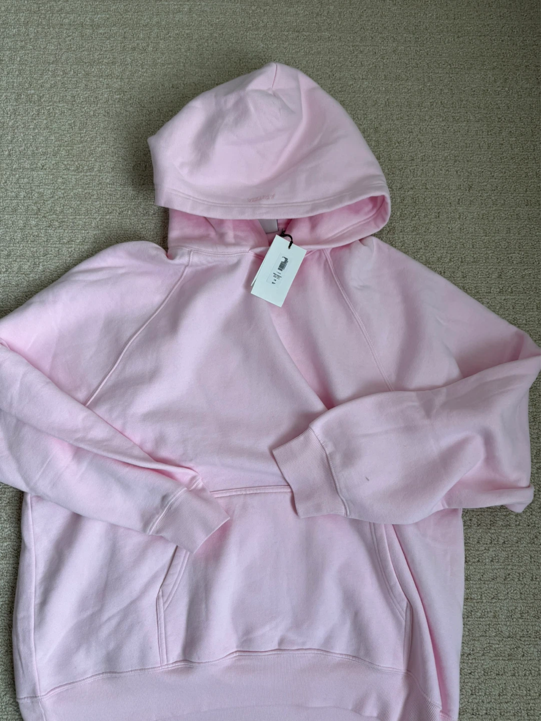 Aritzia Mega Fit Pink Hoodie Size L