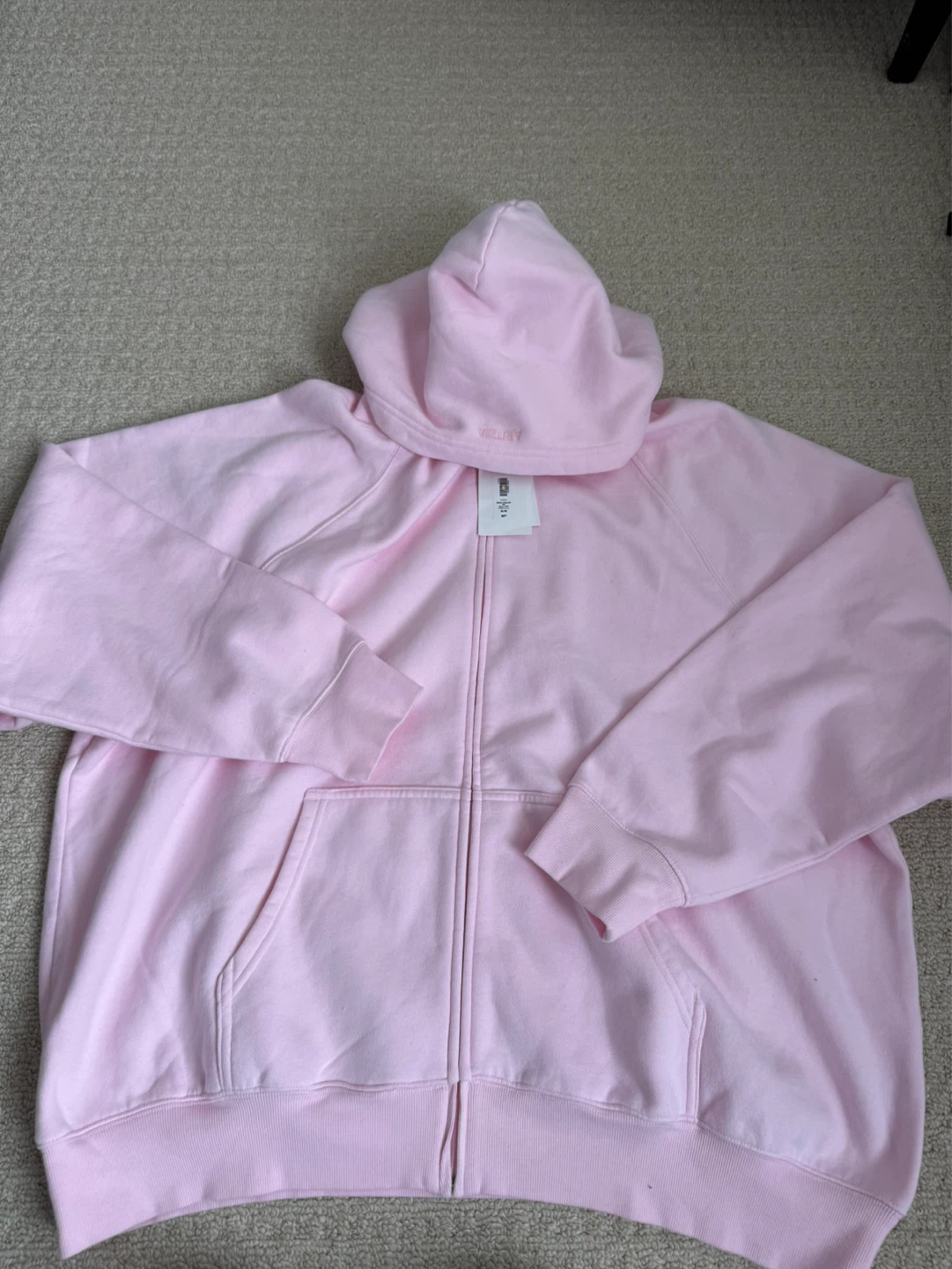 Aritzia Mega Fit Pink Hoodie XL/TG