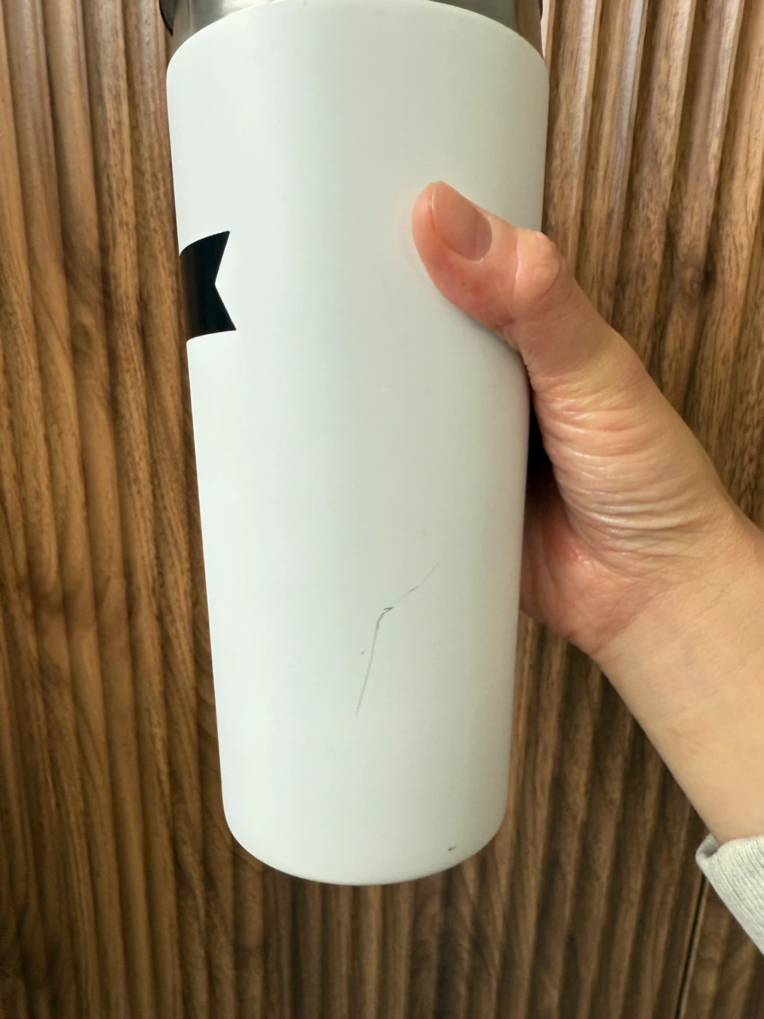NEW White Tumbler with Straw - photo 3
