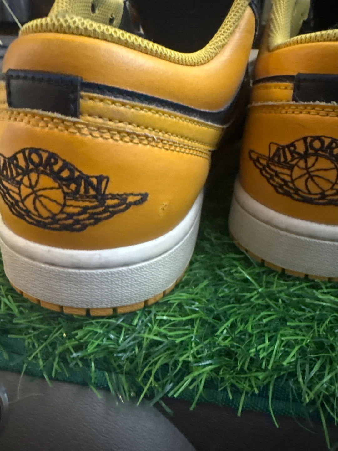Jordan 1 Low Sneakers - Yellow & Black - photo 5