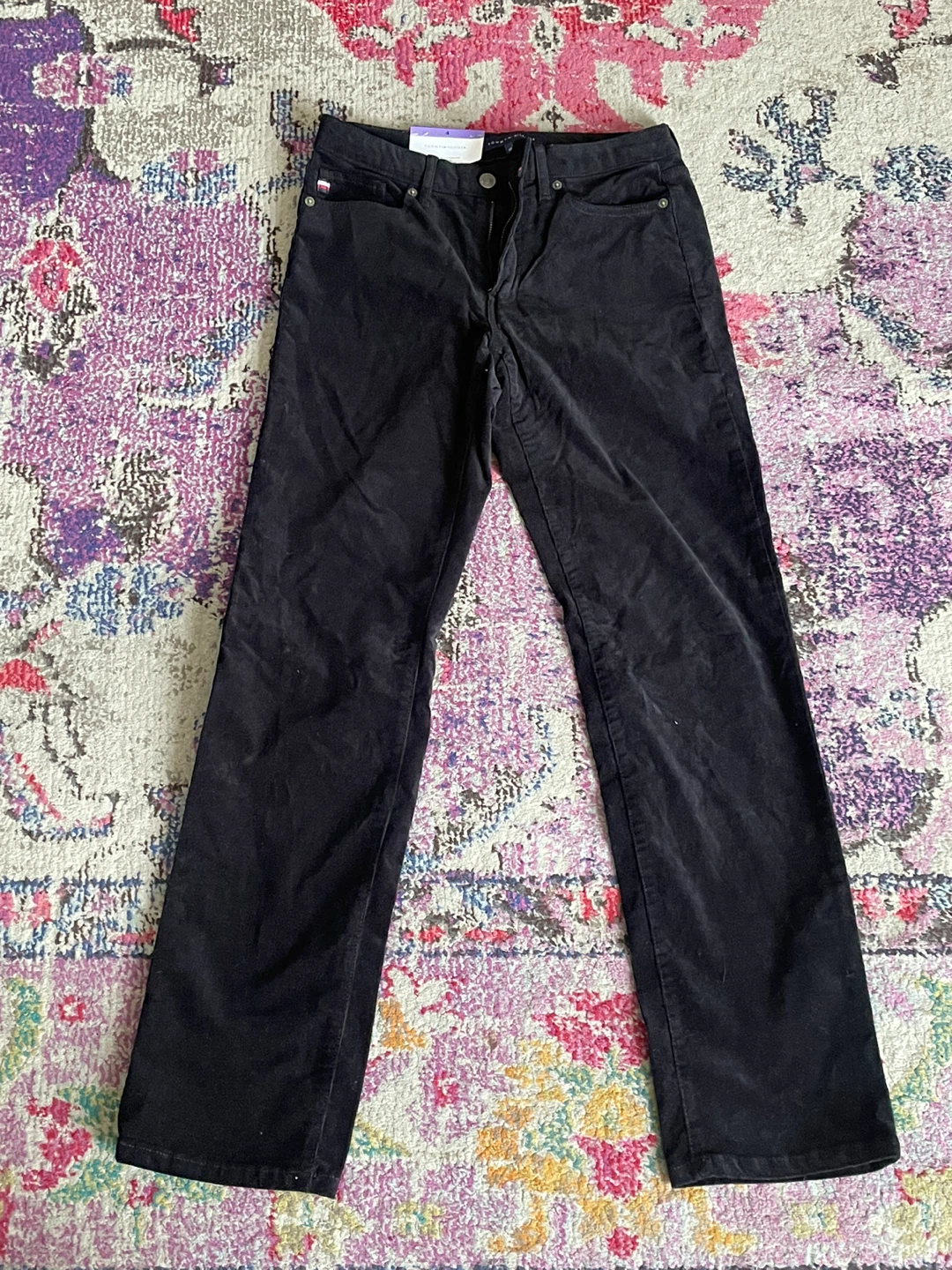 Tommy Hilfiger Black Corduroy Pants - Size 4