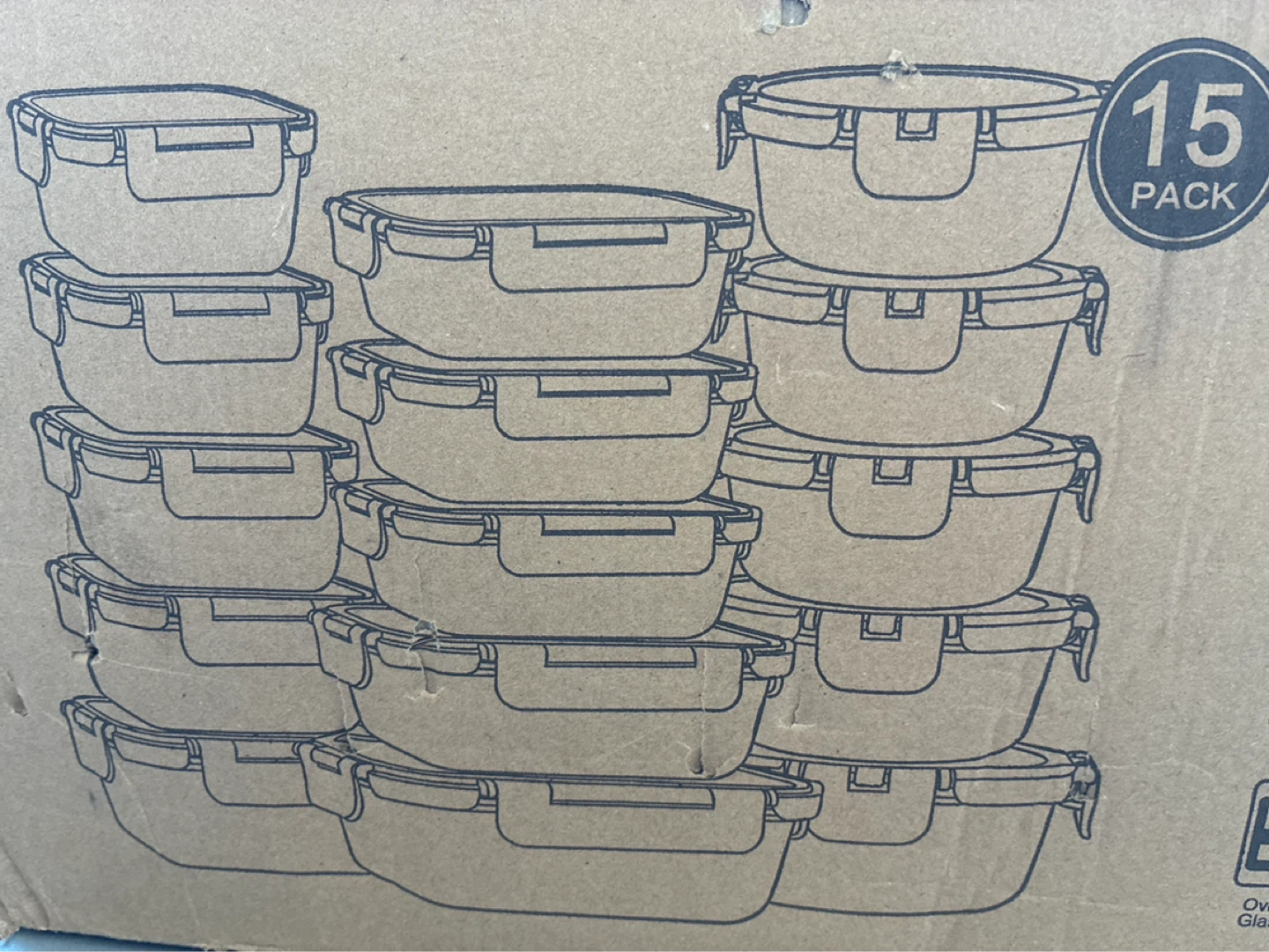 Glass Food Storage Containers - 15 Pack Meal Prep - photo 2
