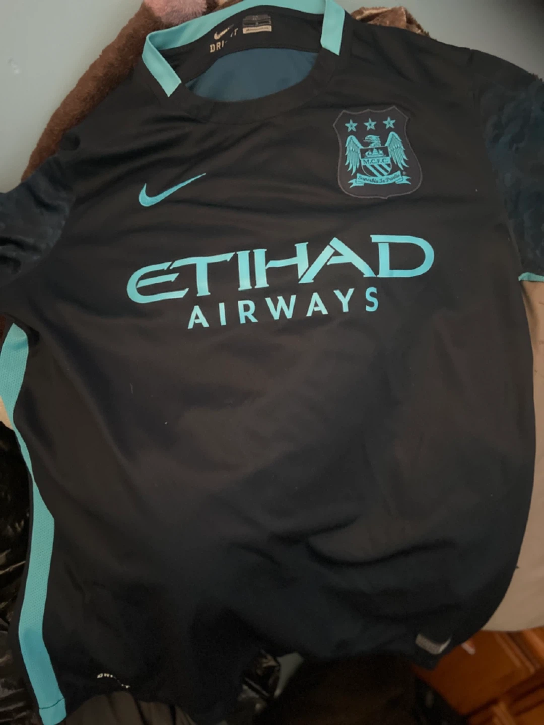 Manchester City FC Nike Dri-Fit Authentic Football Jersey