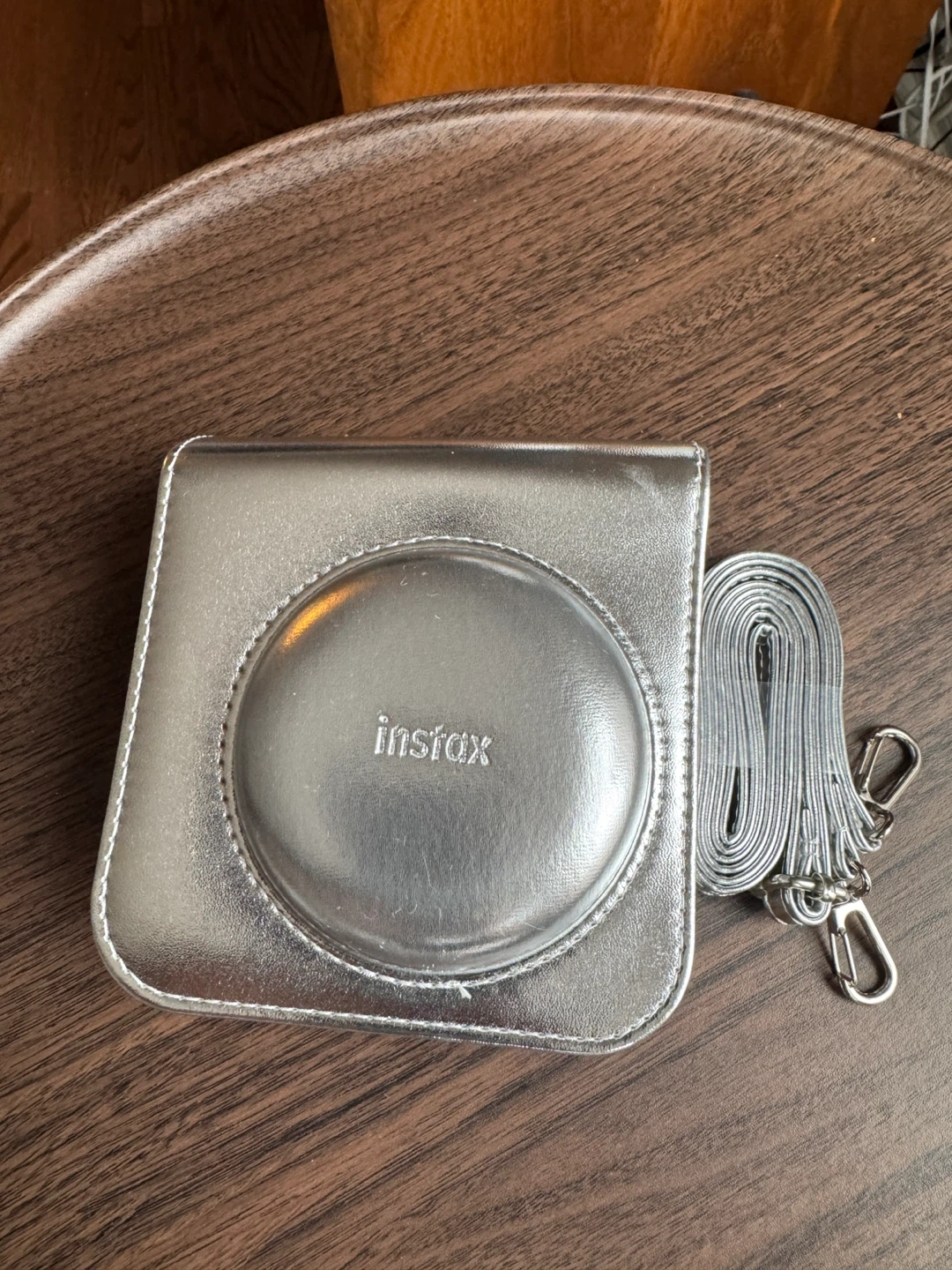 Instax Camera Case with Strap - Silver - photo 2