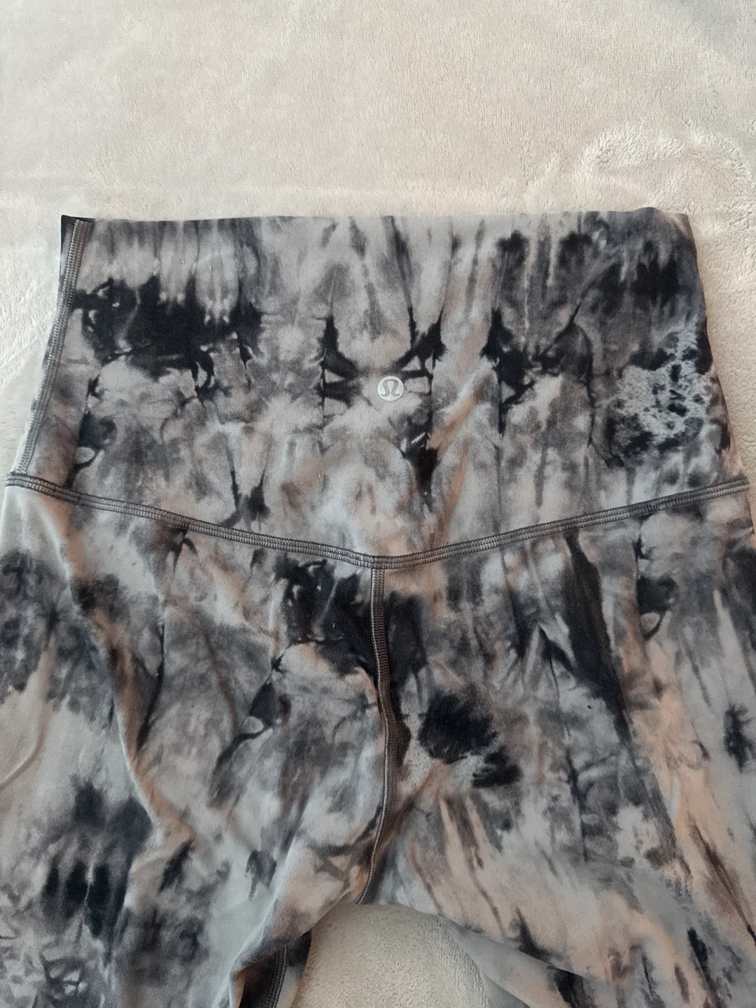Lululemon Align Leggings Tie Dye Grey Black - photo 2