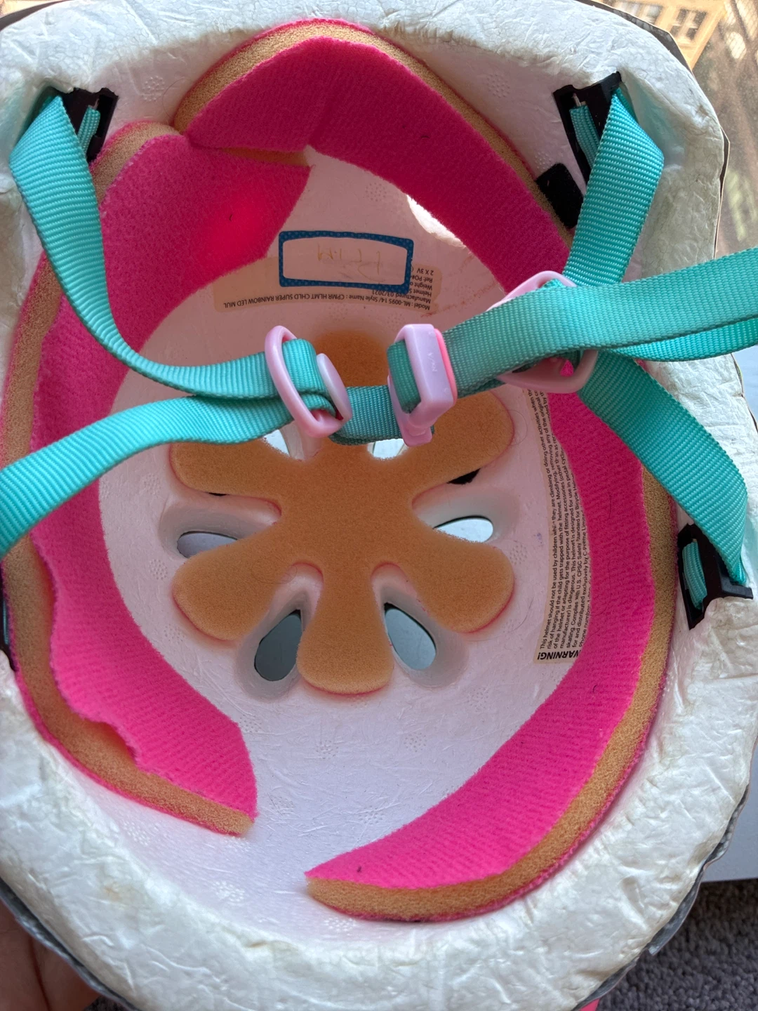 Raskullz Kids Unicorn Bike Helmet w Lights + Safety Pads - photo 2
