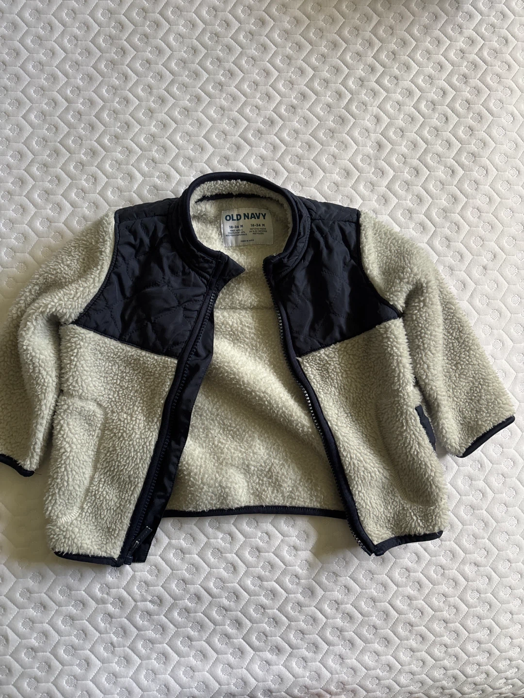 Old Navy Fleece Lined Jacket and Puffer Pants Set - 12-18 Months