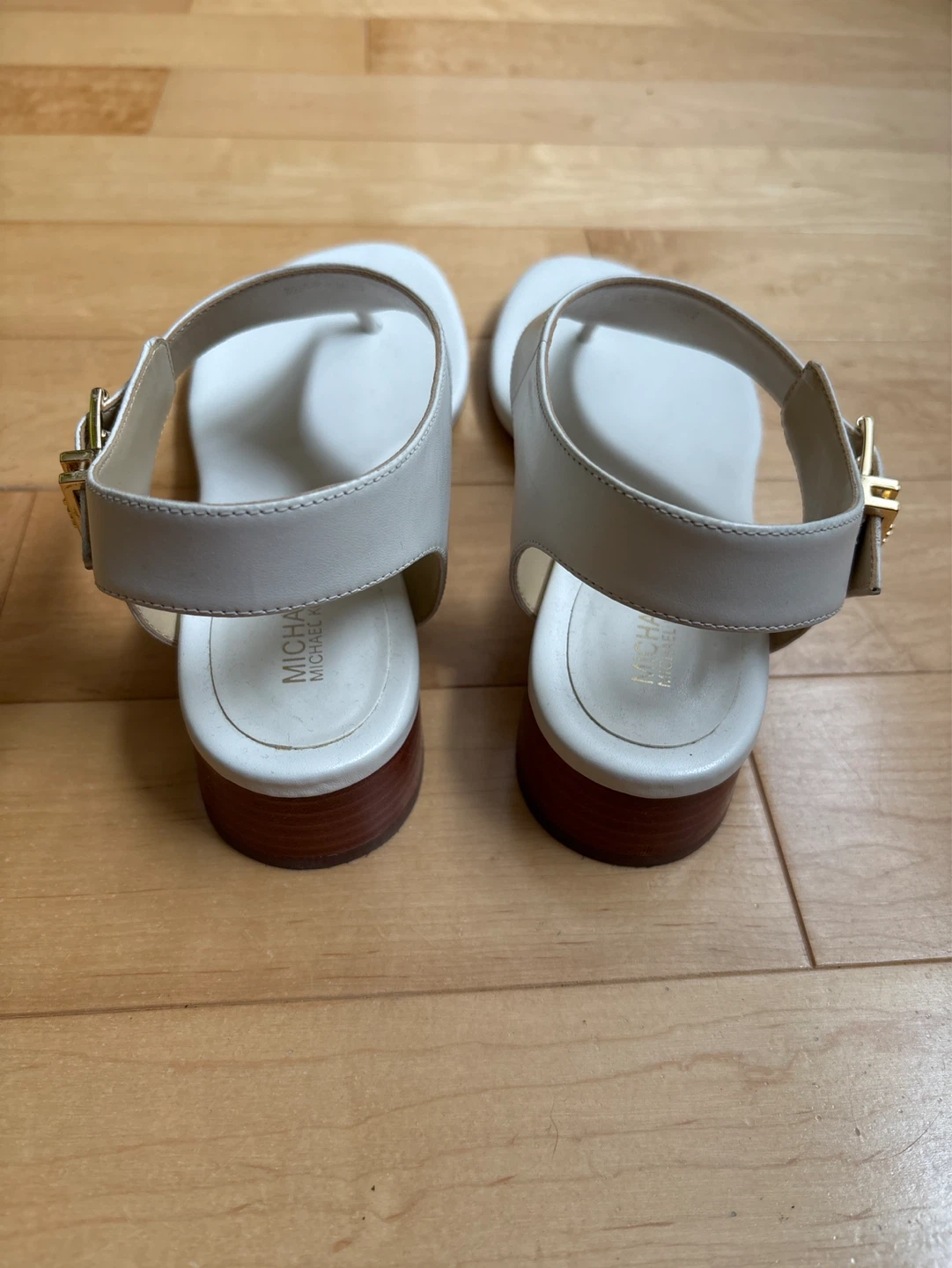 Sandales Michael Kors blanches pour femme - photo 5