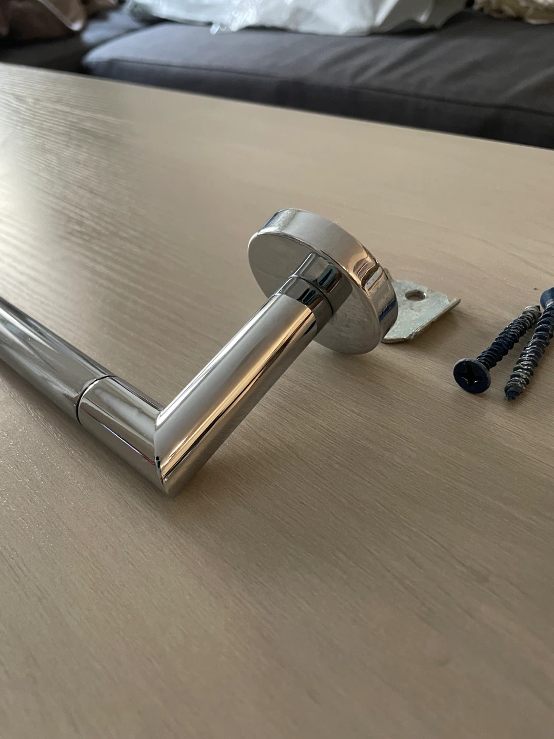 Chrome Bath Towel Bar - photo 4