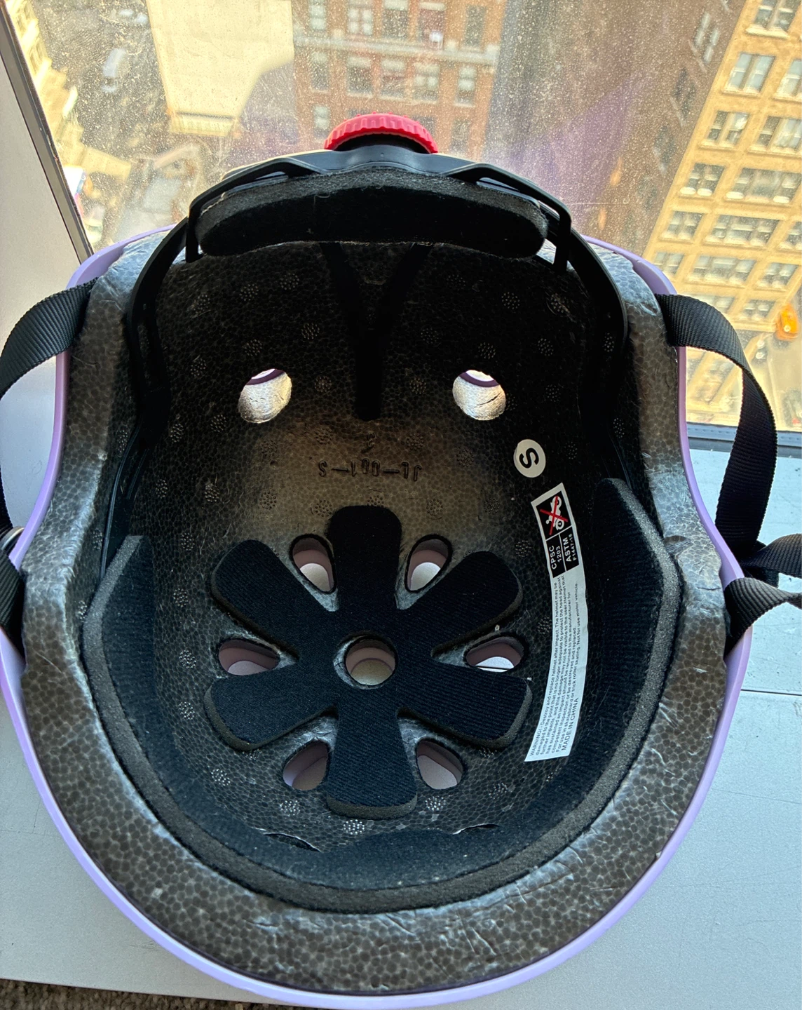 Purple Helmet Adjustable Protective Gear Wrist/Knee/Elbow Pads - photo 2