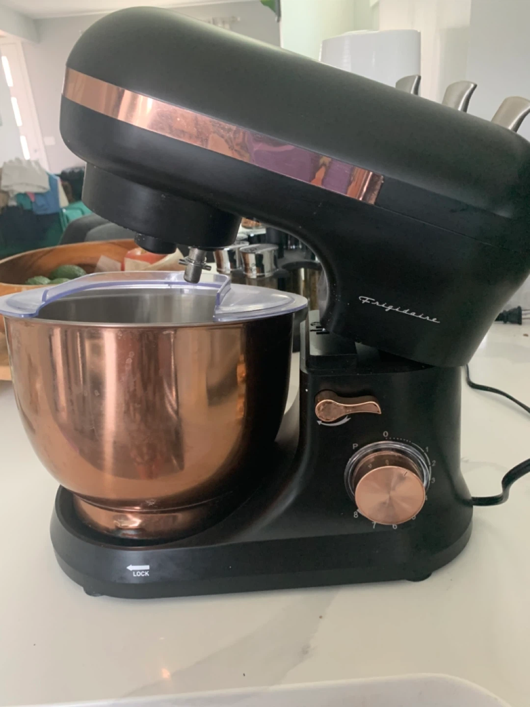 Frigidaire Stand Mixer - Black with Copper Bowl