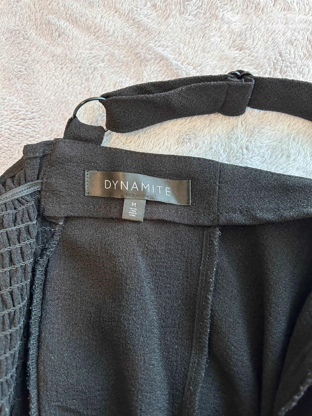 Dynamite Black Jumpsuit Size M - photo 3