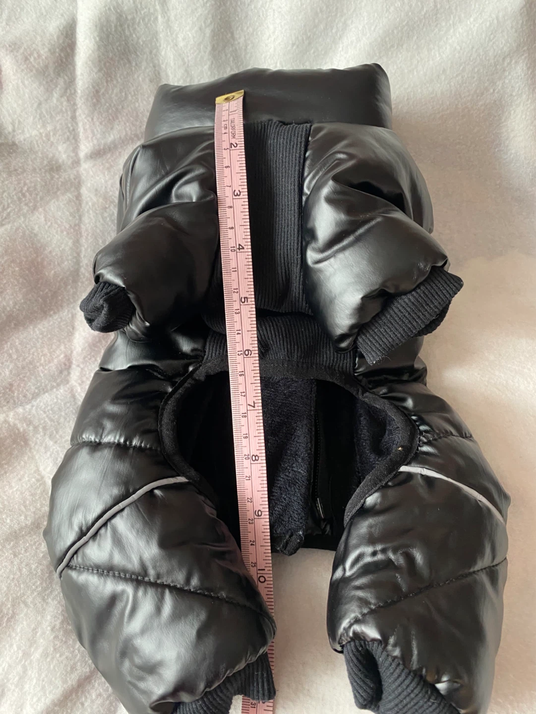 Black Puffer Dog Winter Coat - photo 3