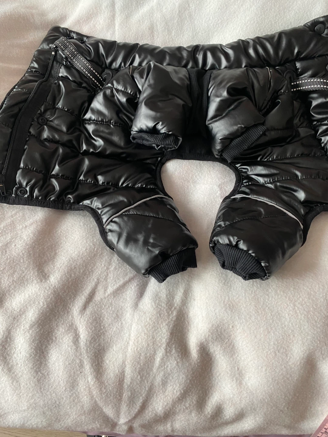 Black Puffer Dog Winter Coat
