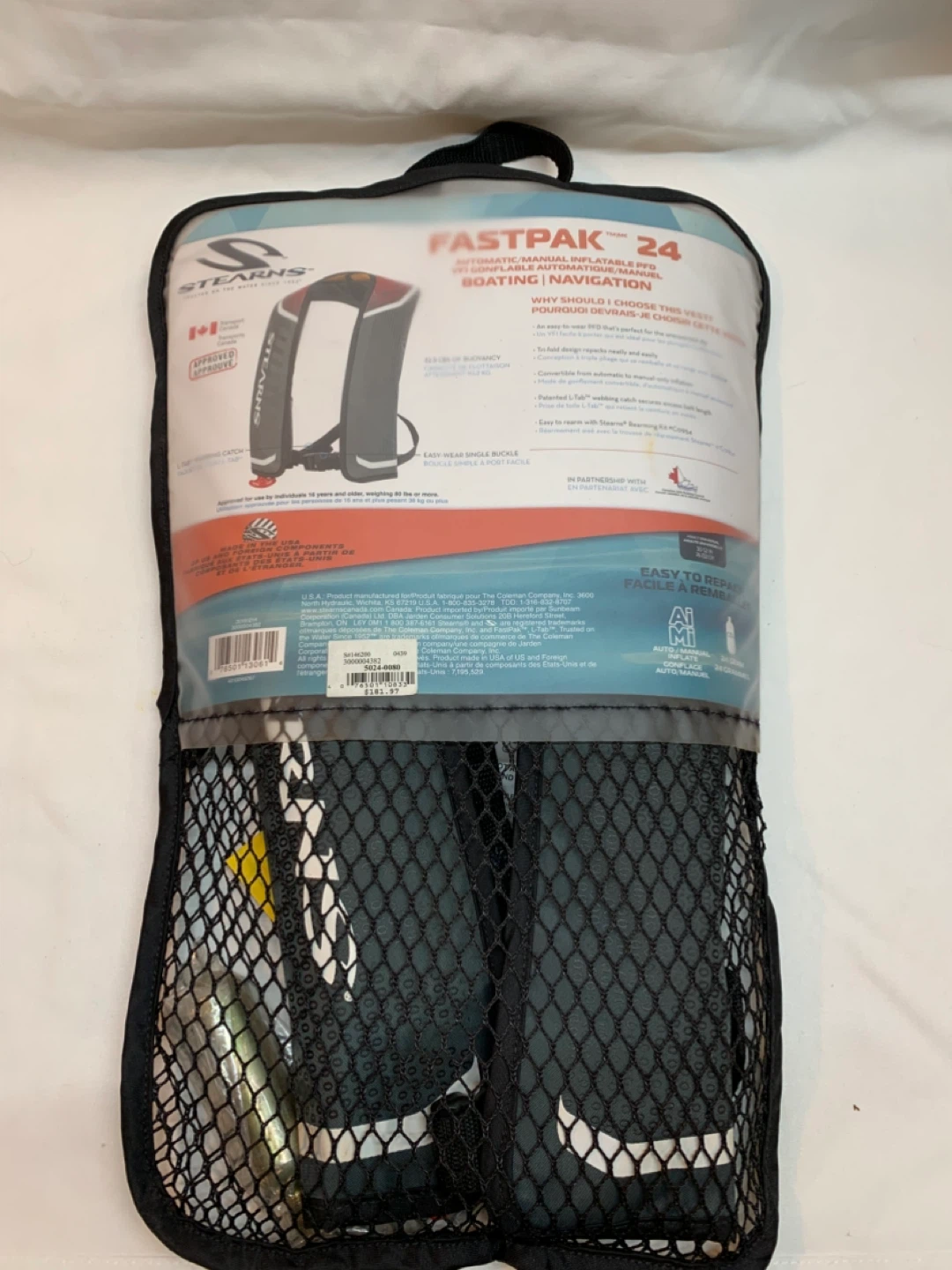 Stearns Fastpak 24 Automatic/Manual Inflatable PFD - photo 3