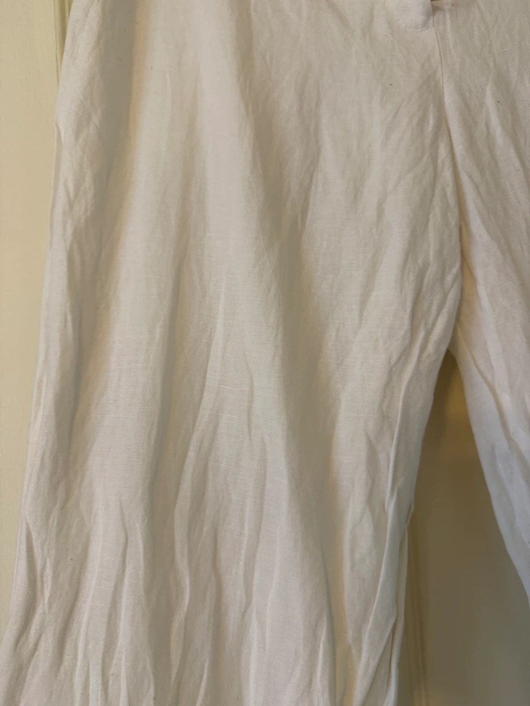 JONESWEAR White Linen Blend Pants Size 12 - photo 5