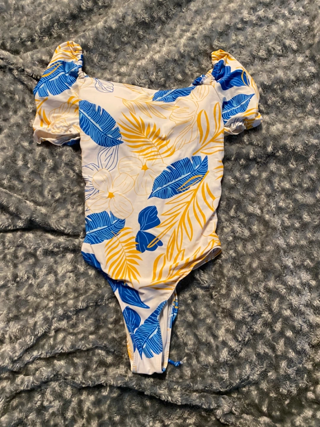 Women's Tropical Print One-Piece Swimsuit