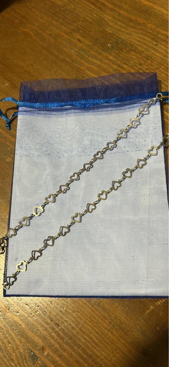 Two Heart Chain Bracelets - photo 2