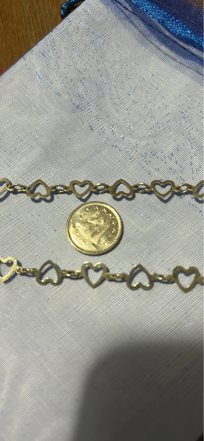 Two Heart Chain Bracelets - photo 3