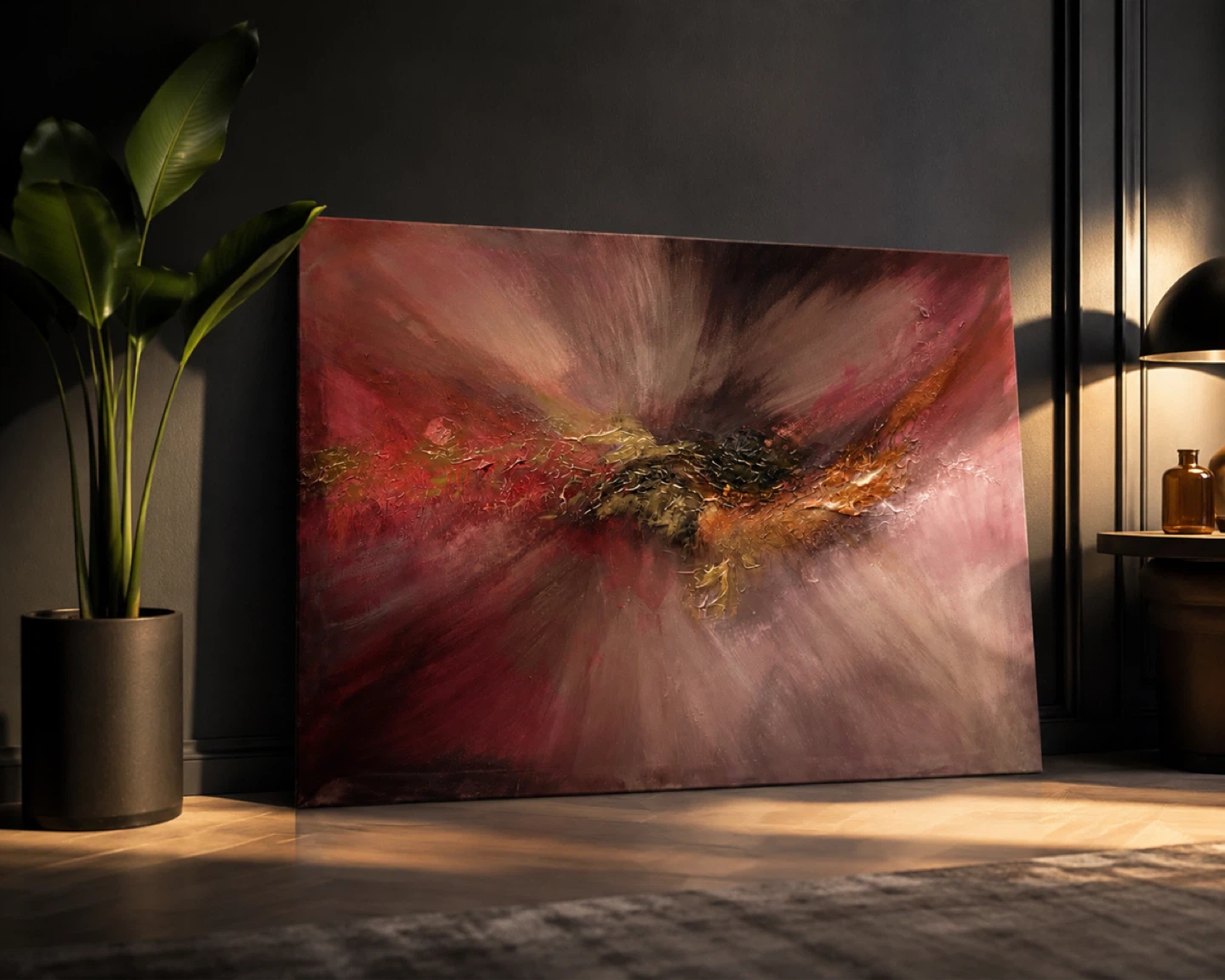 Abstract Canvas Wall Art handmade