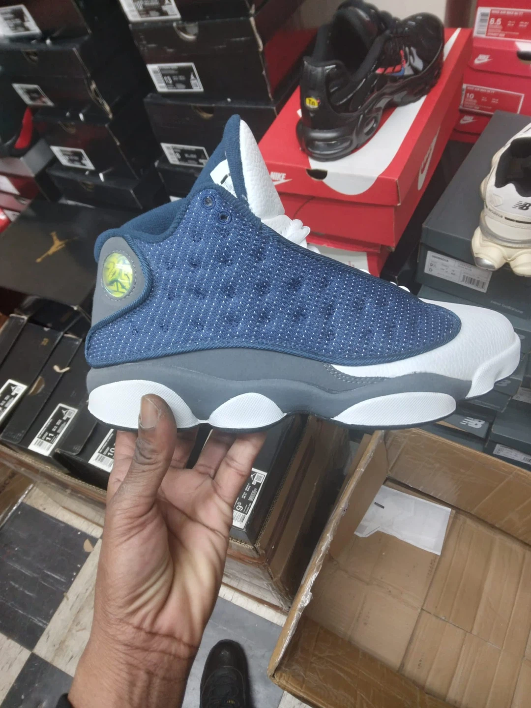 Air Jordan 13 Retro "flint" Navy White - photo 2