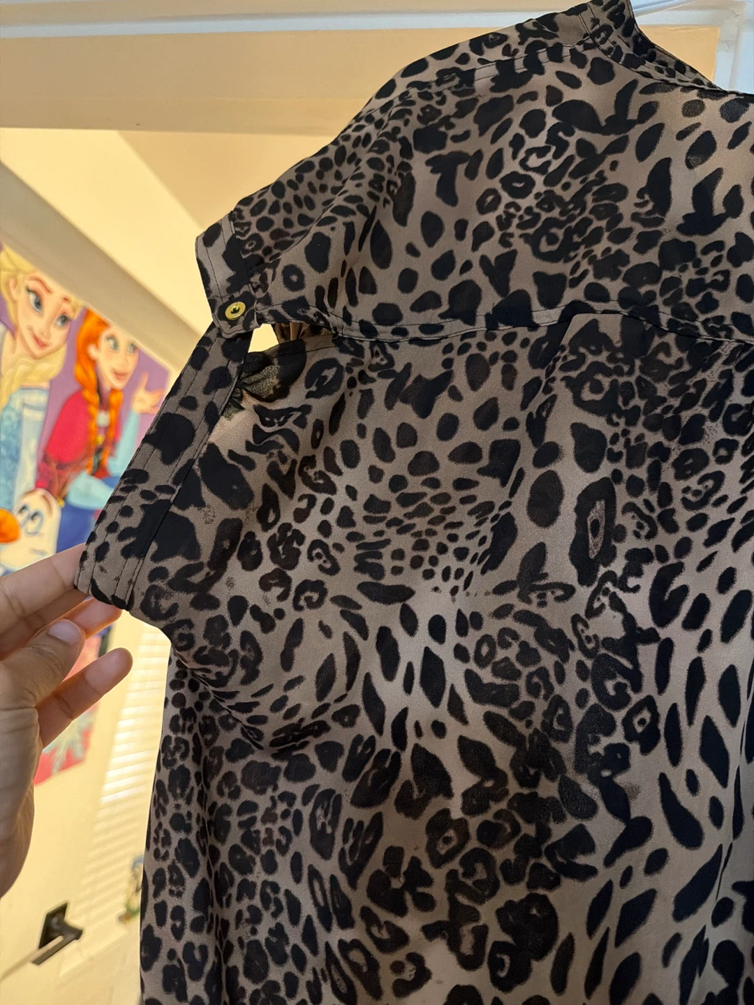 Forever 21 Leopard Print Button-Up Top - photo 5