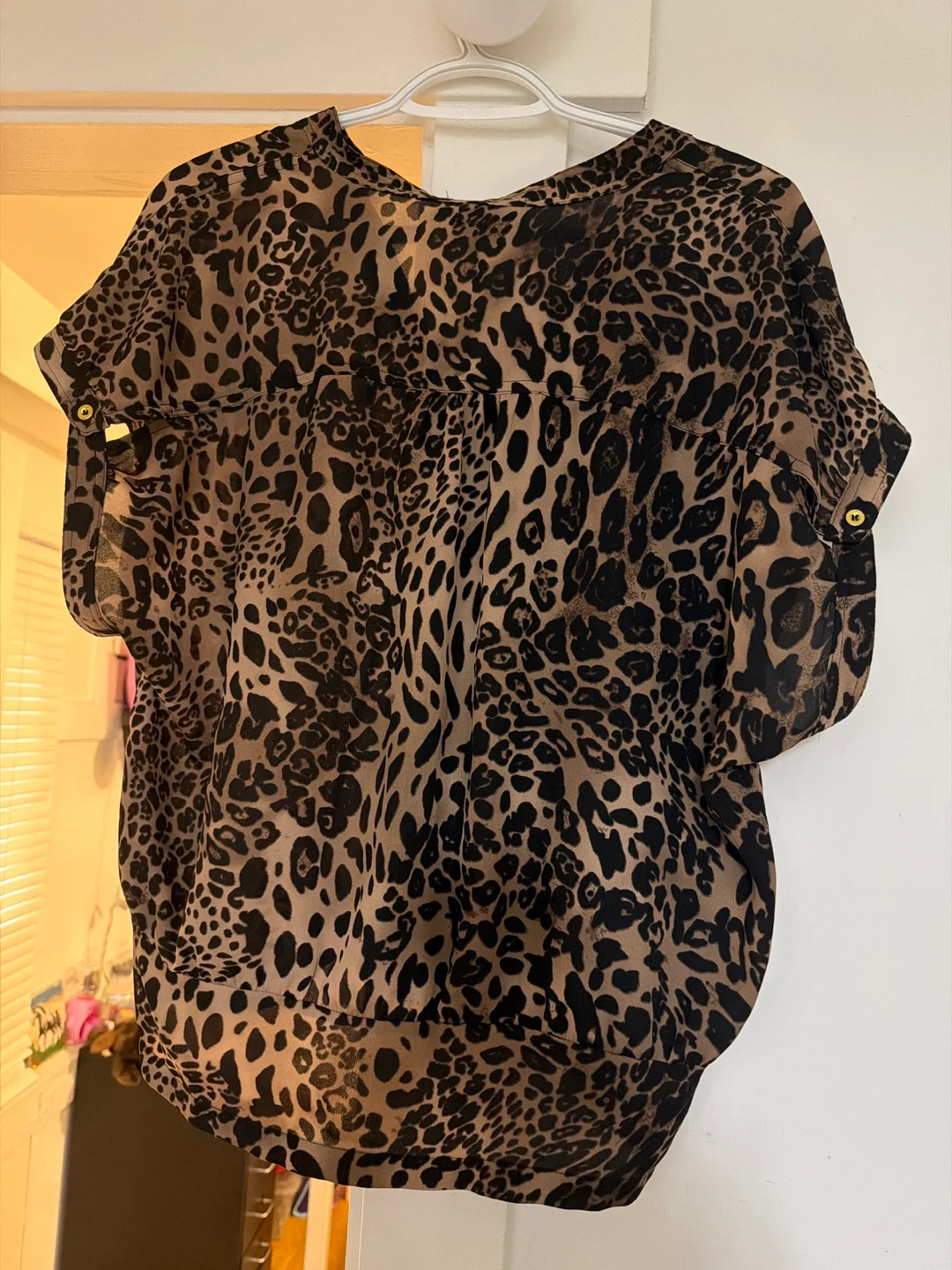 Forever 21 Leopard Print Button-Up Top - photo 4