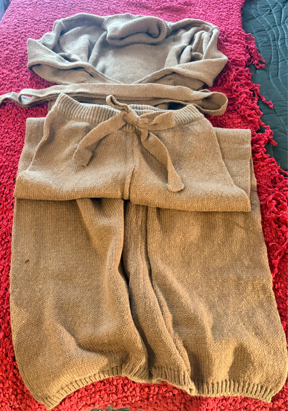 Women's Knit Sweater and Pants Set - photo 2