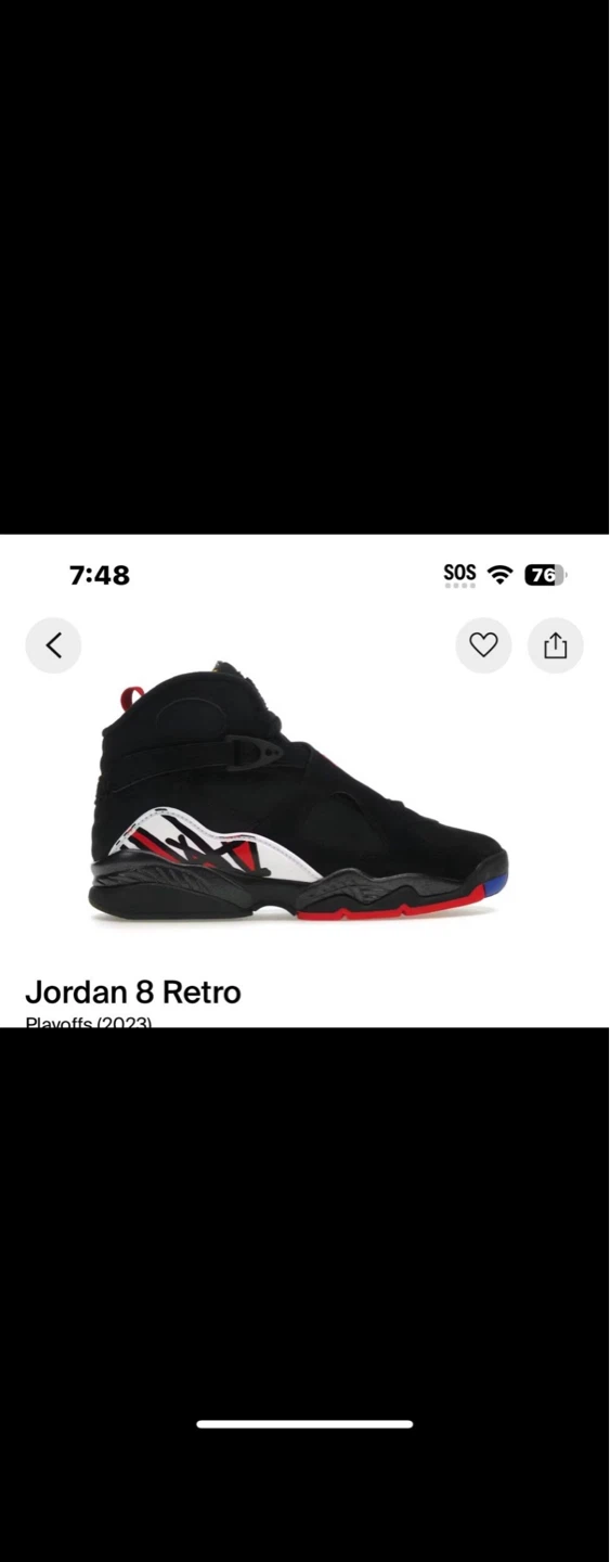 Jordan 8 Retro Playoffs (2023) Men's Basketball Shoes