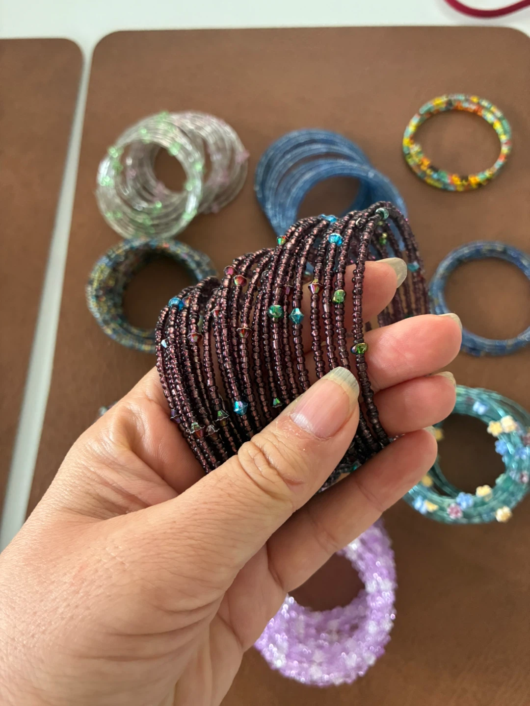 Assorted Beaded Coil Bracelets - photo 4