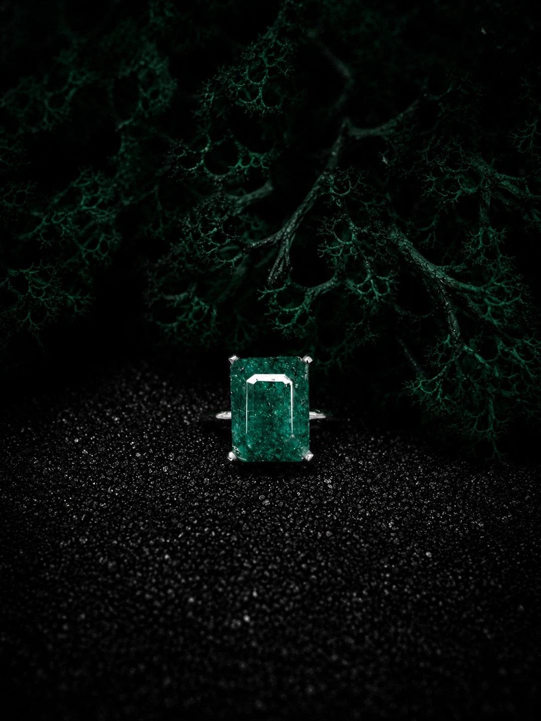 Emerald Cut Emerald Ring