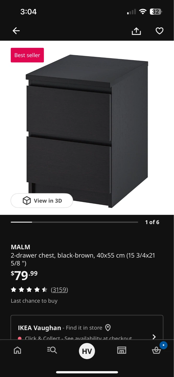 Set of IKEA MALM two-Drawer Chest. Move out sale. - photo 3