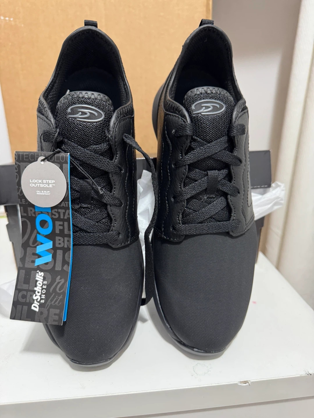 Dr. Scholl's Work Shoes Black Slip-Resistant - photo 2